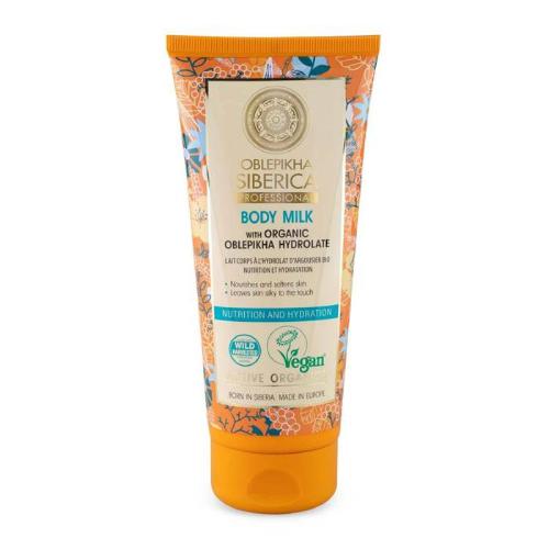 Miniaturka artykułu - NATURA SIBERICA Odżywcze mleczko do ciała z rokitnikiem, 200ml