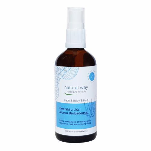 Miniaturka artykułu - NATURAL WAY Ekstrakt z liści aloesu barbadensis, 100 ml 