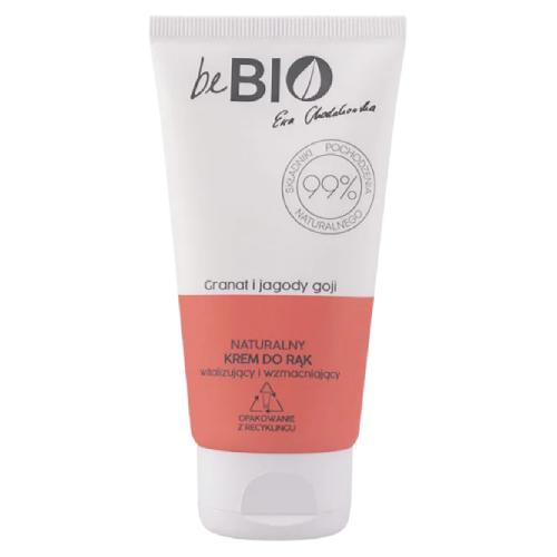 Miniaturka artykułu - Be Bio Ewa Chodakowska Naturalny krem do rąk Granat i Jagody Goji, 75 ml