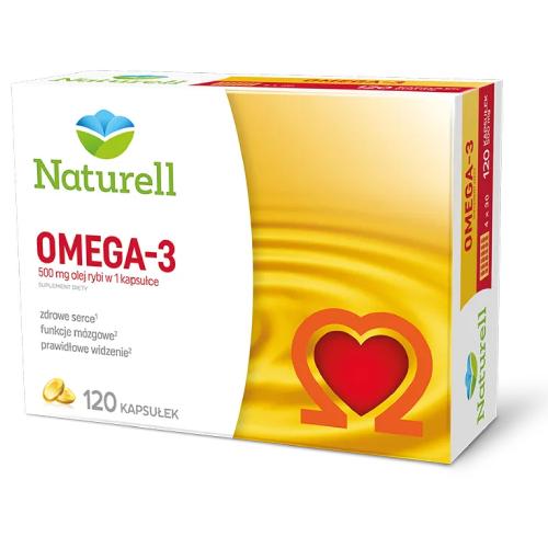Miniaturka artykułu - NATURELL Omega-3 - 120 kapsułek