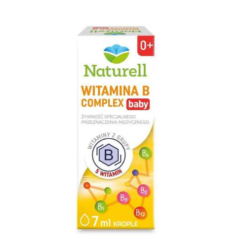 Miniaturka artykułu - NATURELL Witamina B Complex Baby, 7ml