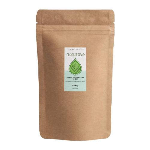 Miniaturka artykułu - Naturove Siarka Organiczna MSM, 200g