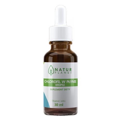 Miniaturka artykułu - NaturPlanet Chlorofil Krople - 30ml