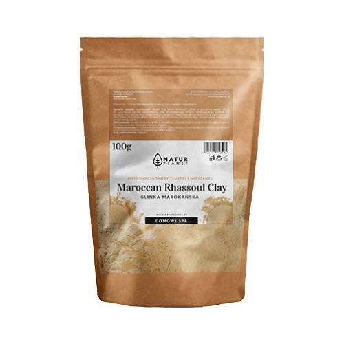 Miniaturka artykułu - NaturPlanet Glinka Rhassoul proszek- 100g