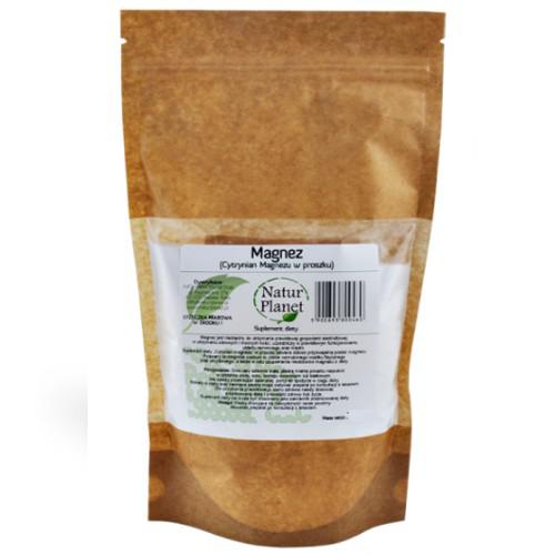 NATURPLANET Magnez (Cytrynian Magnezu w proszku), 250g