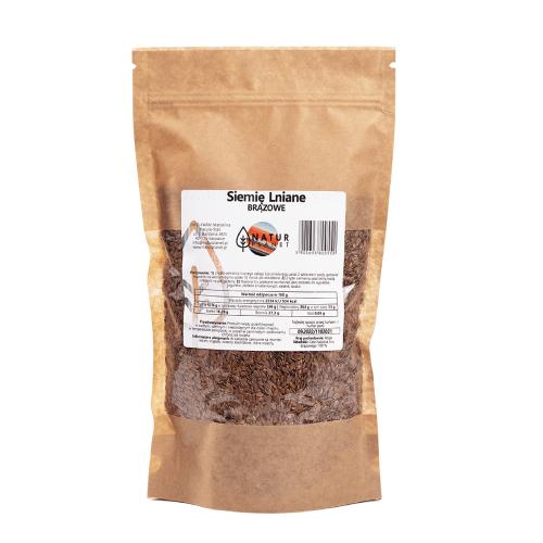 Miniaturka artykułu - NaturPlanet Nasiona Lnu - 500g