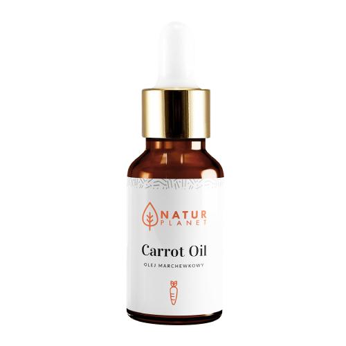 Miniaturka artykułu - NaturPlanet Olej Marchewkowy 100%- 30ml 