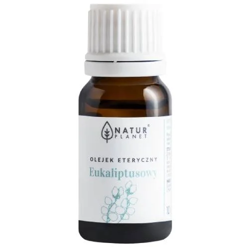 Miniaturka artykułu - NaturPlanet Olejek eteryczny eukaliptusowy, 10 ml