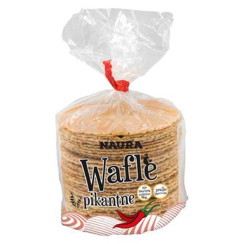Miniaturka artykułu - NAURA Wafle pikantne, 100 g KR&Oacute;TKA DATA 15.09.2026