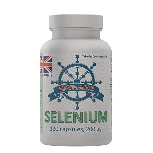 Miniaturka artykułu - Navigator Selenium Selen 200mcg, 120 kapsułek