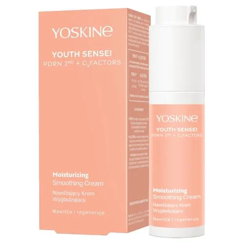 Miniaturka artykułu - Yoskine Youth Sensei Nawilżający krem wygładzający do twarzy, 50 ml
