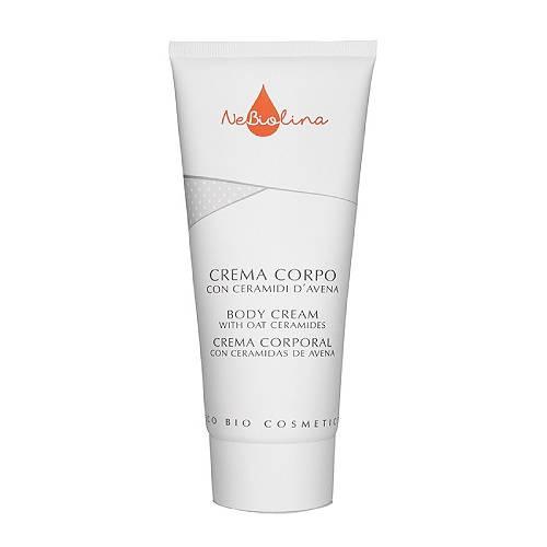 Miniaturka artykułu - Nebiolia Krem do ciała z ceramidami owsa certyfikowany, 200 ml