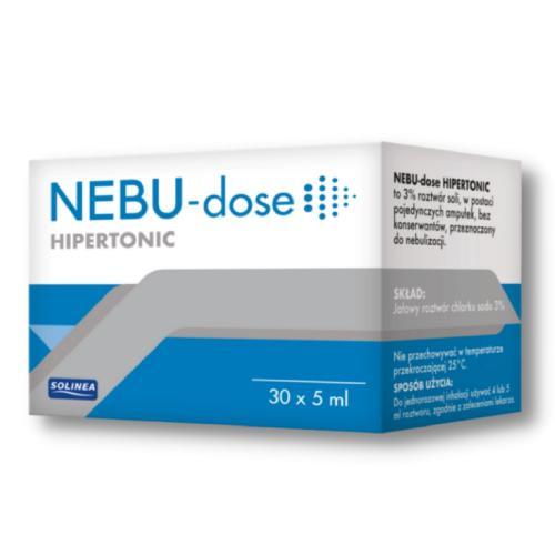 Miniaturka artykułu - Nebu-Dose Roztw&oacute;r hipertoniczny do inhalacji, 30 amp. KR&Oacute;TKA DATA 31.08.2026