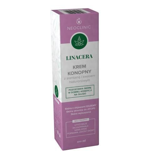 Miniaturka artykułu - Neoclinic Linacera Krem konopny z alantoiną i kwasem hialuronowym, 100 ml  KRÓTKA DATA 30.09.2025