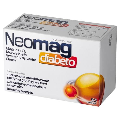 Miniaturka artykułu - NeoMag Diabeto, 50 tabl.