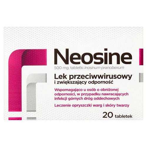 Miniaturka artykułu - Neosine 500 mg, 20 tabletek powlekanych