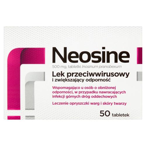Miniaturka artykułu - NEOSINE 500 mg - 50 tabletek powlekanych