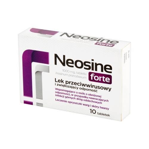 Miniaturka artykułu - Neosine Forte 1000mg, 10tabl. USZKODZONE TEKTUROWE OPAKOWANIE
