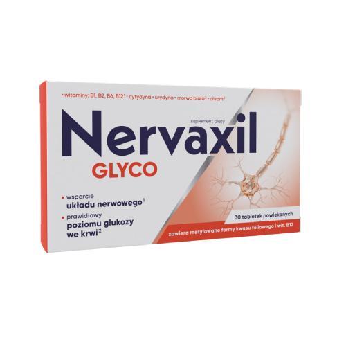Miniaturka artykułu - Nervaxil Glyco, 30tabl. KR&Oacute;TKA DATA 31.08.2026