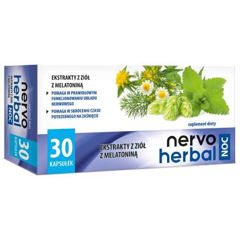 Miniaturka artykułu - NervoHerbal Noc, 30 kaps.