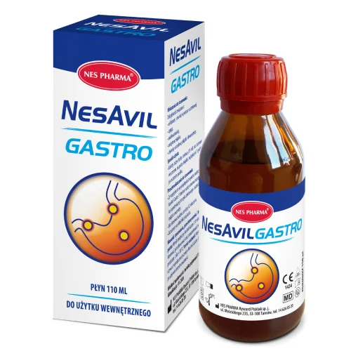 Miniaturka artykułu - NesAvil Gastro płyn, 110 ml (dawniej Avilin Gastro)