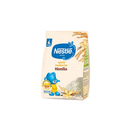 Miniaturka artykułu - Nestle Kaszka ryżowa bezmleczna wanilia dla niemowląt po 4. miesiącu, 180g