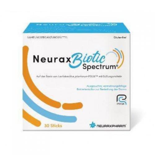 Miniaturka artykułu - NeuraxBiotic Spectrum, 30 sasz. - szczepy bakteryjne rekomendowane w spektrum autystycznym USZKODZONE OPAKOWANIE