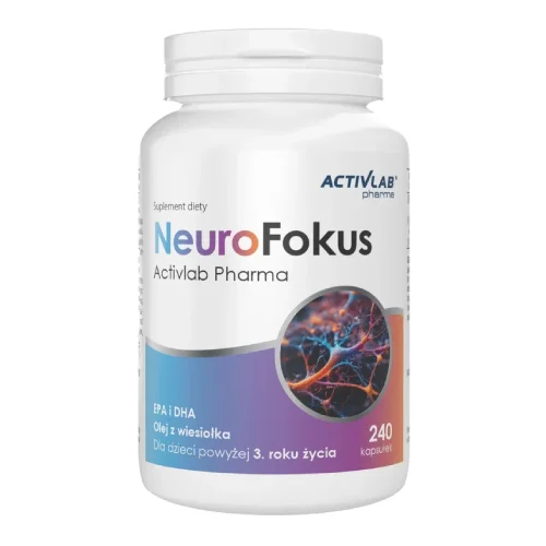 Miniaturka artykułu - ActivLab Pharma NeuroFokus, 240 kaps.