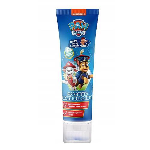 Miniaturka artykułu - Nickelodeon Psi Patrol Koloryzujący żel do kąpieli guma balonowa, 150 ml