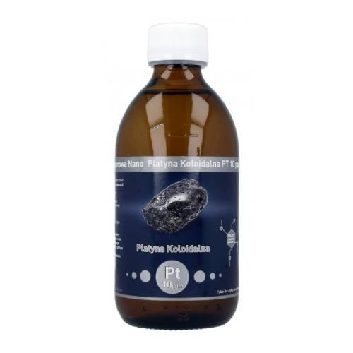Miniaturka artykułu - Niejonowa Nano Platyna Koloidalna 50ppm Strong Vitacolloids, 300ml
