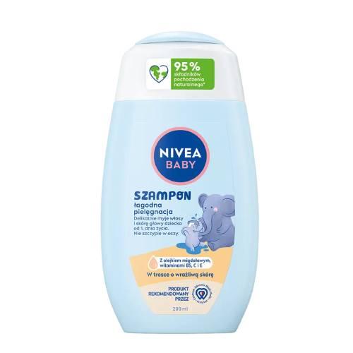 Miniaturka artykułu - NIVEA Baby Łagodna pielęgnacja Szampon do włosów dla dzieci, 200ml