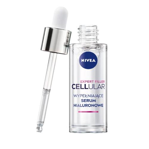 Miniaturka artykułu - NIVEA Cellular Expert Filler hialuronowe serum wypełniające, 30ml