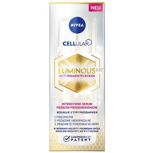 Miniaturka artykułu - NIVEA Cellular Luminous 630 Intensywne serum przeciw przebarwieniom sk&oacute;ry, 30ml
