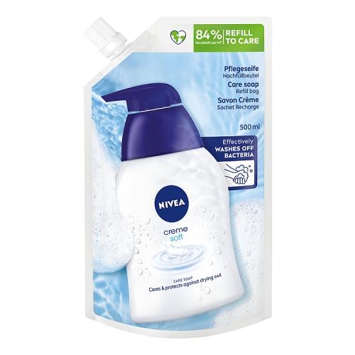 Miniaturka artykułu - NIVEA CREAM Soft Mydło w płynie, 500 ml