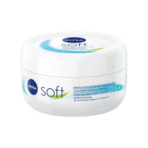 Miniaturka artykułu - Nivea Soft Krem intensywnie nawilżający, 200 ml