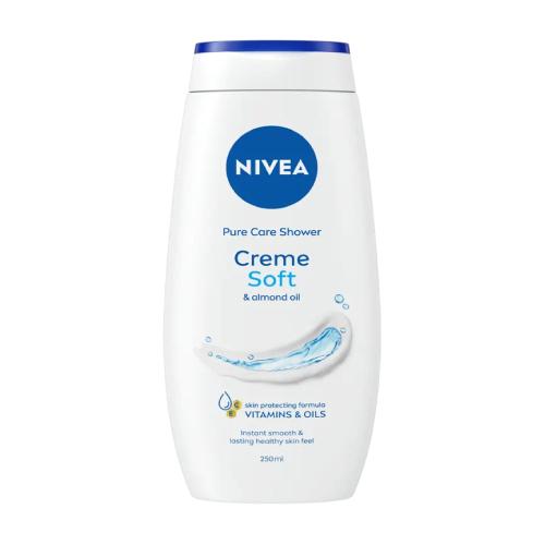 Miniaturka artykułu - NIVEA Creme Soft Care Shower pielęgnujący żel pod prysznic, 250ml