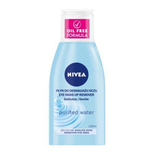 Miniaturka artykułu - NIVEA Delikatny płyn do demakijażu oczu, 125 ml