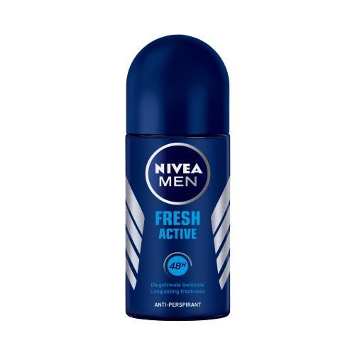 Miniaturka artykułu - NIVEA MEN Fresh Active roll-on Antyperspirant w kulce dla mężczyzn, 50ml