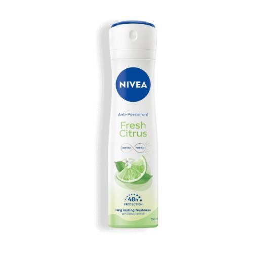 Miniaturka artykułu - NIVEA Fresh Citrus Antyperspirant w sprayu, 150 ml