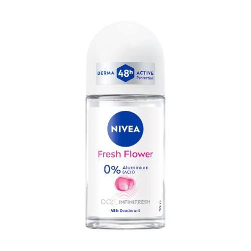 Miniaturka artykułu - NIVEA Fresh Flower Dezodorant w kulce, 50 ml