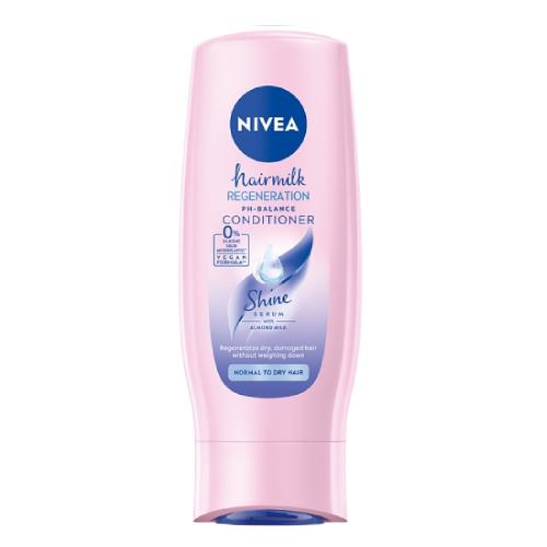 Miniaturka artykułu - NIVEA Hairmilk Odżywka do włos&oacute;w regenerująca, 200ml