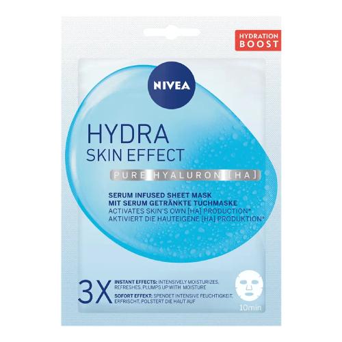 NIVEA Hydra Skin Effect Nawadniająca maska-serum w płachcie, 1szt.