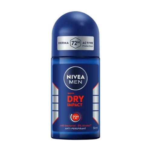 Miniaturka artykułu - Nivea Men Antyperspirant roll-on Dry Impact, 50 ml