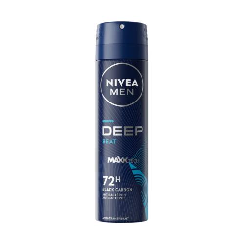 Miniaturka artykułu - Nivea Men Deep Beat Antyperspirant w sprayu dla mężczyzn, 150 ml