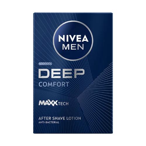 Miniaturka artykułu - Nivea Men Deep Comfort MaXXTech Antybakteryjna woda po goleniu, 100 ml