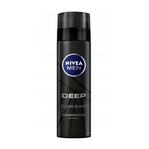 Miniaturka artykułu - NIVEA MEN DEEP Smooth Shave Pianka do golenia, 200ml