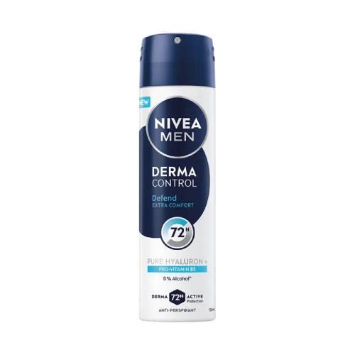 Miniaturka artykułu - Nivea Men Derma Control Defend Antyperspirant spray, 150 ml