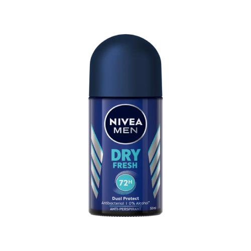 Miniaturka artykułu - NIVEA MEN Antyperspirant Dry Fresh 48h Roll-On, 50ml