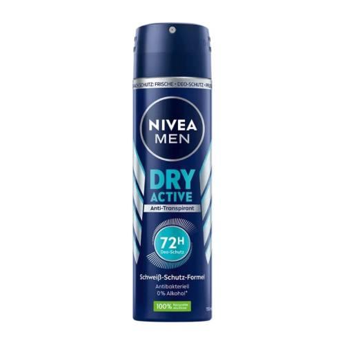 Miniaturka artykułu - NIVEA Men Dry Active Antyperspirant dla mężczyzn, 150 ml