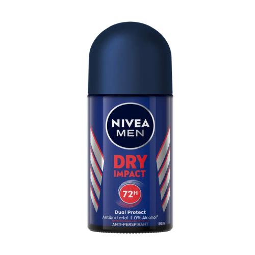 Miniaturka artykułu - NIVEA MEN Dry Impact Antyperspirant Roll-On, 50ml